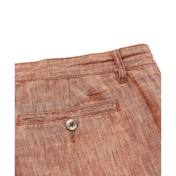 Madda Fella Shorts Key West Truman Linen Customs House‎ Brick Size 40 Resortwear - Picture 8 of 13